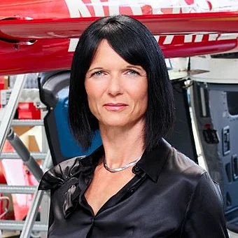 Porträt Theresia Kneschke, Leiterin des Förderverein DRF Luftrettung, DRF e. V.